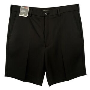 Roundtree & Yorke TravelSmart Mens Luxury Classic‎ Fit Black Shorts Size 32